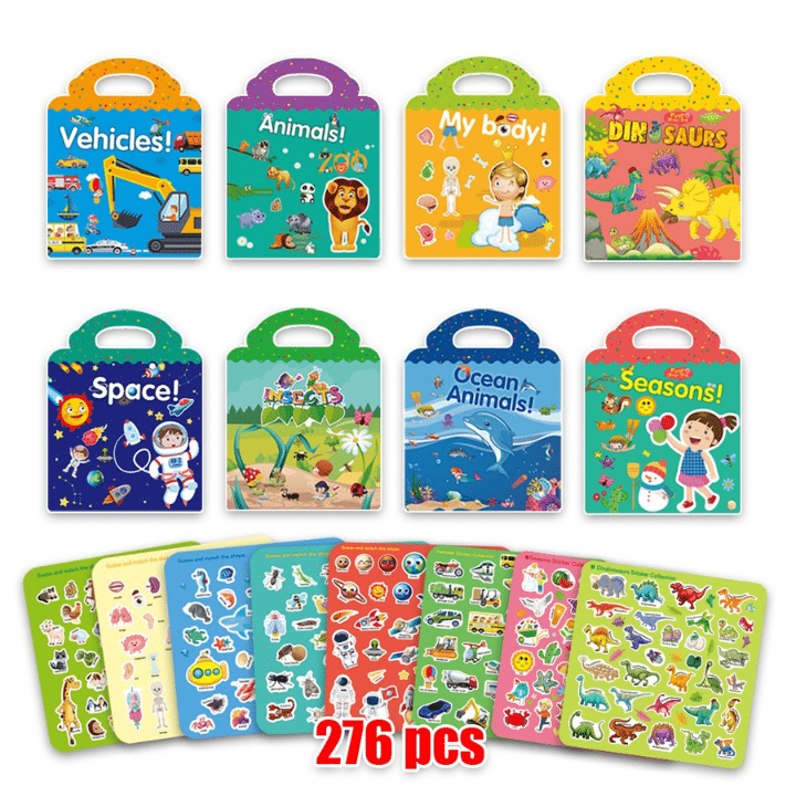 Early Education for Kids - Waterproof and Reusable Sticker for Kids - Image 2