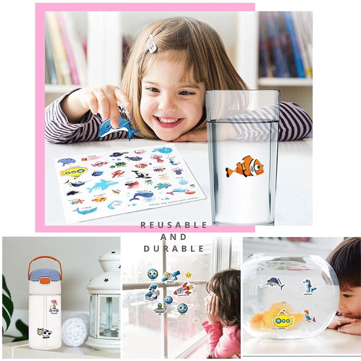 Early Education for Kids - Waterproof and Reusable Sticker for Kids - Image 3