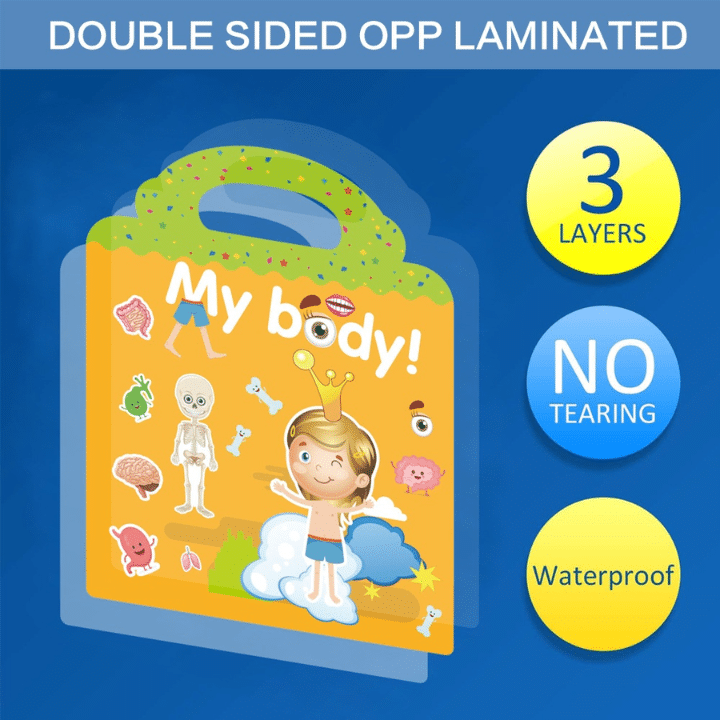 Early Education for Kids - Waterproof and Reusable Sticker for Kids - Image 4