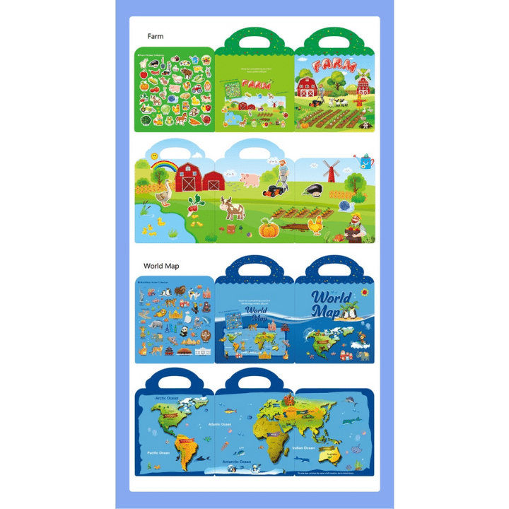 Early Education for Kids - Waterproof and Reusable Sticker for Kids - Image 5