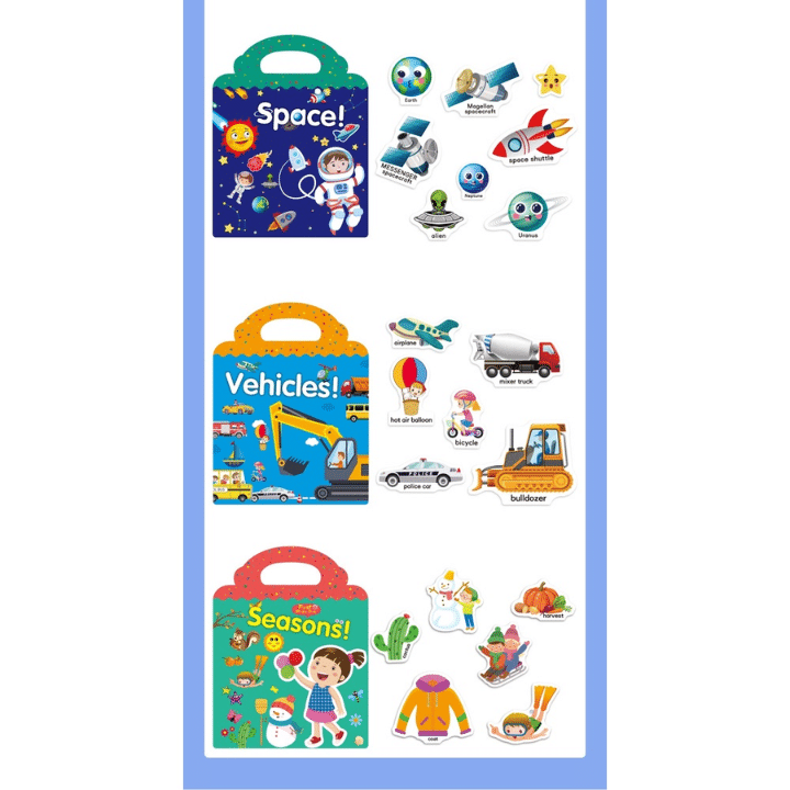 Early Education for Kids - Waterproof and Reusable Sticker for Kids - Image 8
