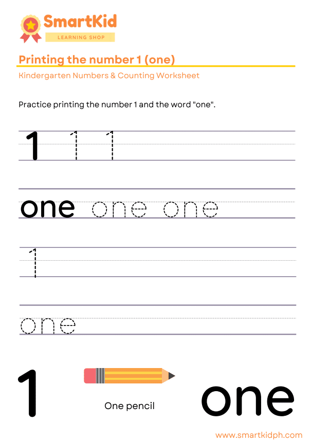 Printable Numbers 1-20 Kindergarten Math - Image 2