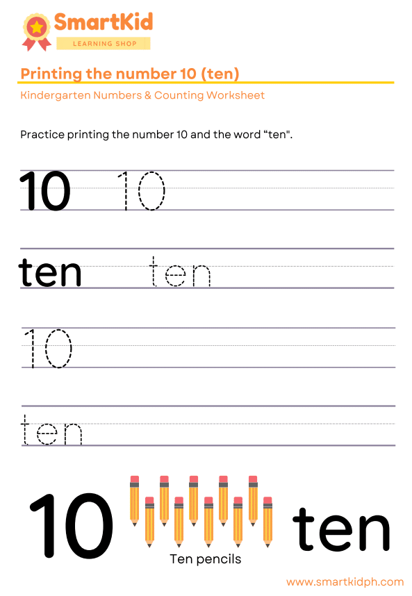Printable Numbers 1-20 Kindergarten Math - Image 4