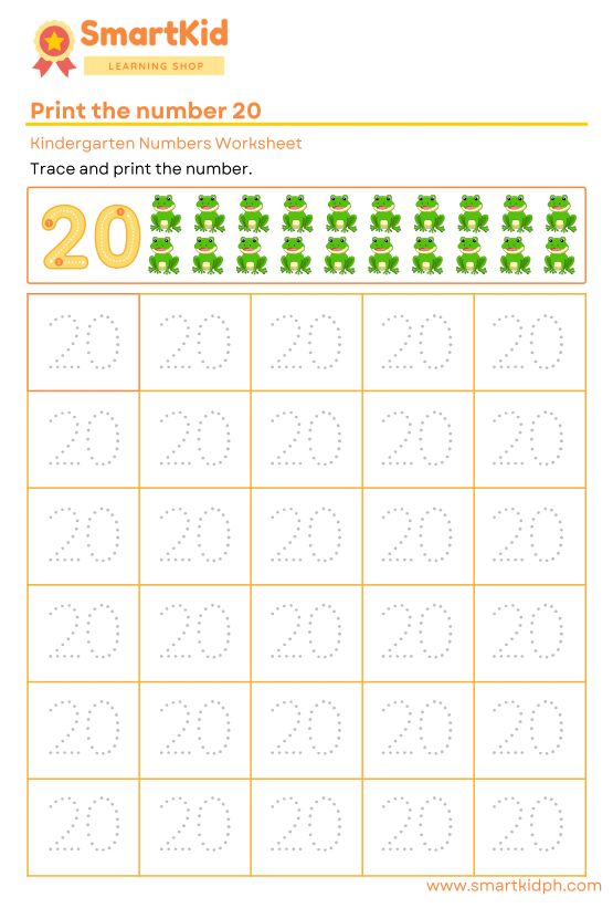 Printable Numbers 1-20 Kindergarten Math - Image 7